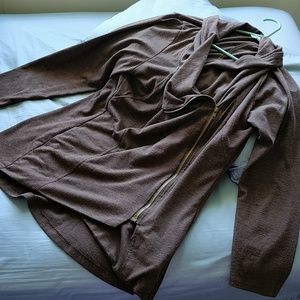 Cozy Fall Sweater Cardigan in Chocolate